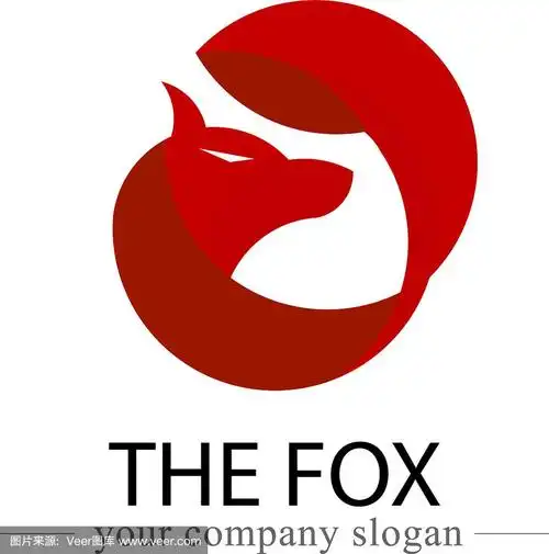 狐狸标志设计为图标动物和标志横幅