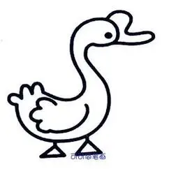 鹅简笔画 鹅简笔画图片
