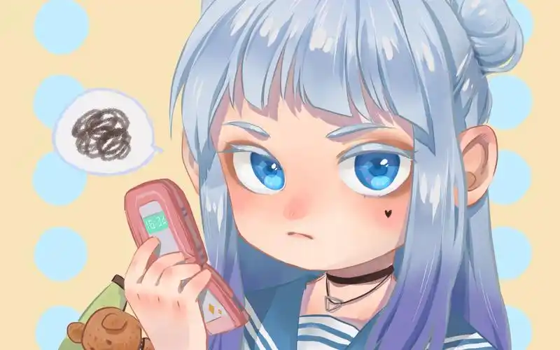 【板绘】水手服q版妹子的sai绘画过程orz_哔哩哔哩_bilibili