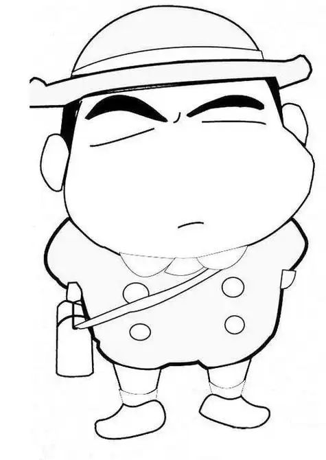 蜡笔小新简笔画蜡笔小新简笔画可爱