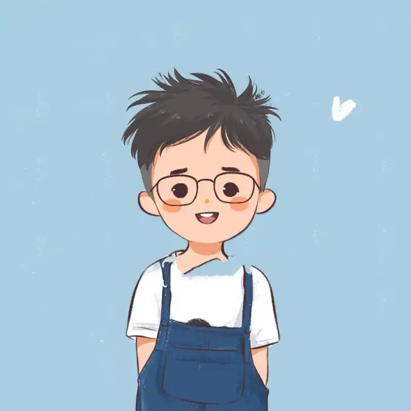 q版萌娃可爱头像 今日份小皮皮～ 你发照片我来画 手绘头像