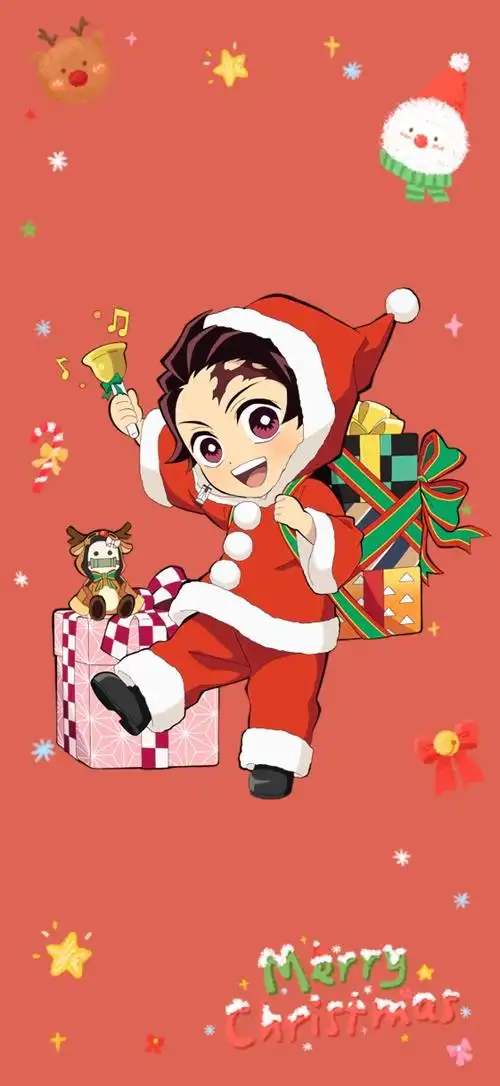 圣诞壁纸鬼灭之刃