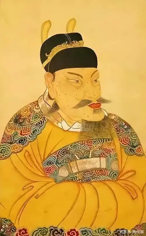 在现存的历代皇帝画像中,只有朱元璋有着两种截然不同的形象.