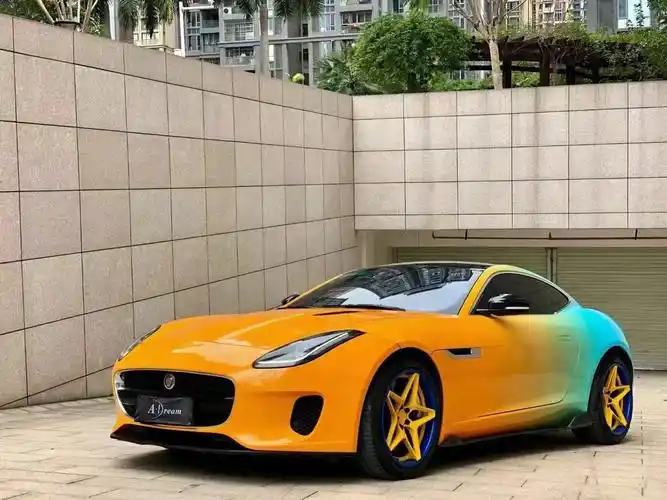 阿呆车服·漆面改色膜——猎豹橙蓝渐变