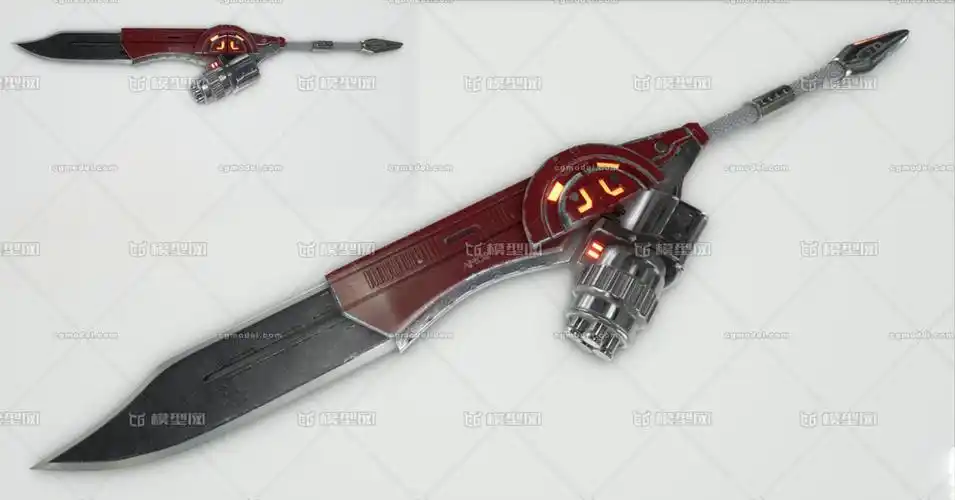 科幻武器 刀 _zjj201314作品_武器冷兵器_cg模型网