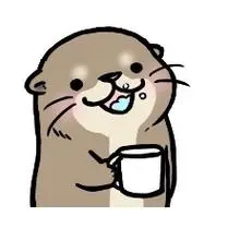 组里没发完的line水獭表情包