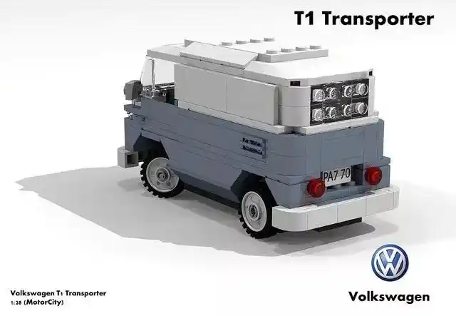 lego乐高moc作品欣赏大众t1面包车