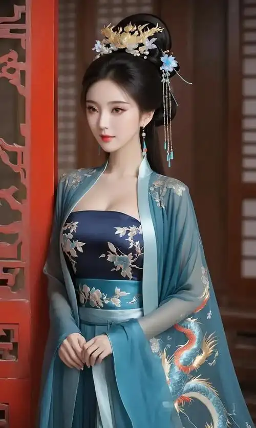 美女壁纸,汉服之美谓之华