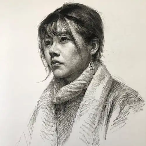 素描头像临摹高清大图