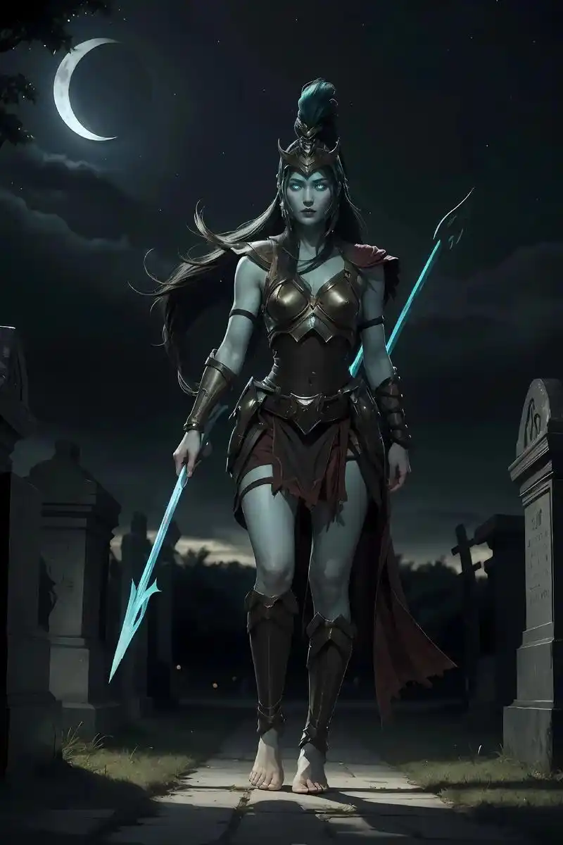 复仇之矛卡莉斯塔.大模型:dreamshaper(作者lyk - 抖音