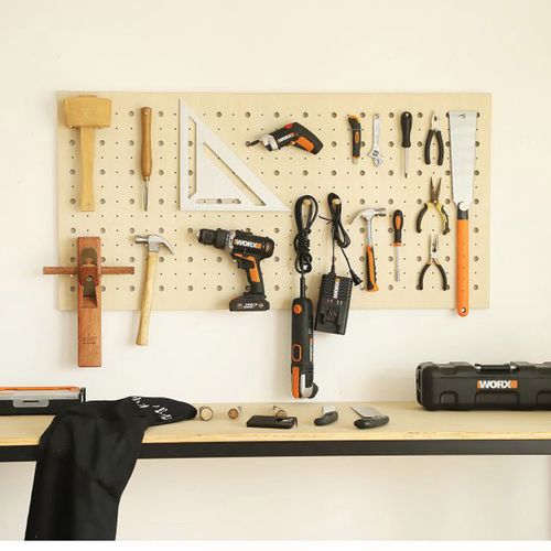 塞尚工具墙挂订制收纳工作室墙上装饰木质艺术搁板