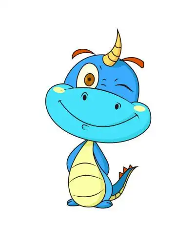 小恐龙卡通可爱