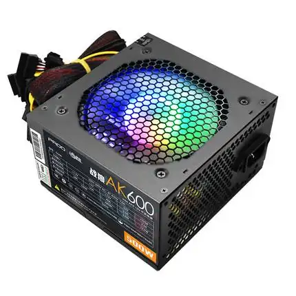 电源半岛铁盒战狼ak600额定600w台式机电脑主机电源