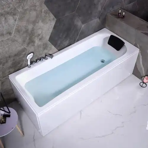 家用小户型浴缸亚克力方形纳丽雅简约泡澡池成人迷你冲浪按摩卫生间