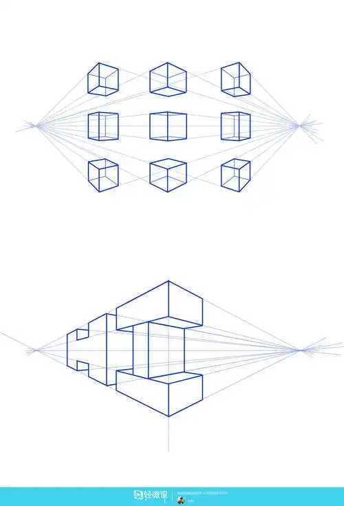 动漫插画基础——两点透视练习