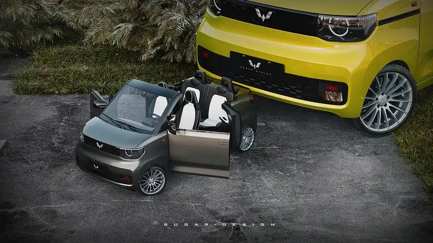 五菱宏光mini ev四座敞篷车新车预览