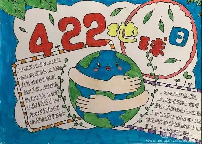 低碳生活节约能源主题手抄报