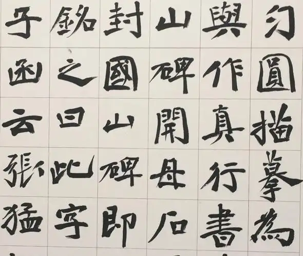 他的楷书碑帖结合,参以隶意,在第七届兰亭奖中成为传阅的焦点_作品