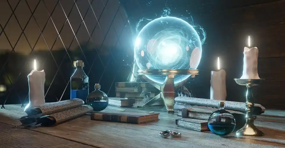 blender魔法球场景练习