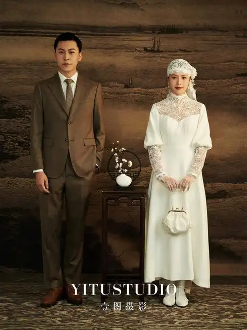 这样的民国风复古婚纱照你们心动了吗