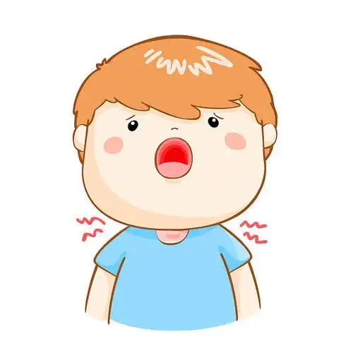 疾病,男孩,嗓子痛,卡通,矢量,感冒_高清图片_全景视觉