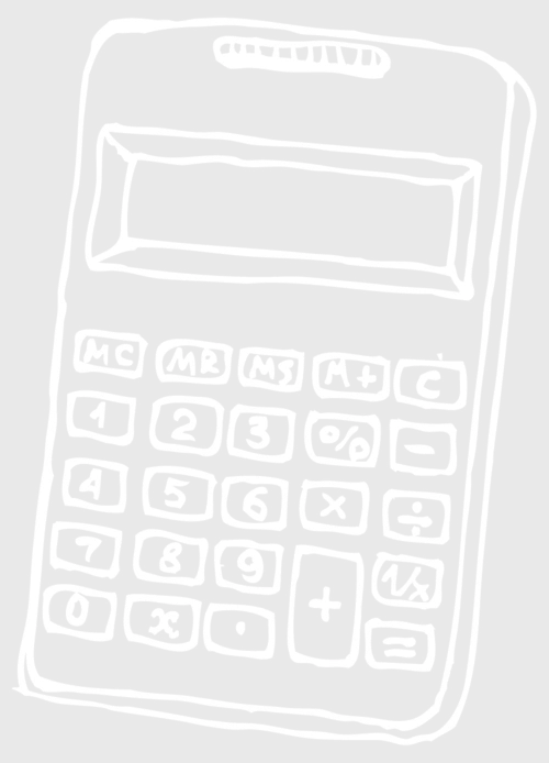 卡通手绘简笔画计算器 图片