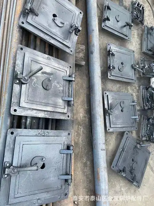 煤生物质锅炉配件 炉门 方形炉门 弧形 弓形炉门 看火门 铸铁炉门