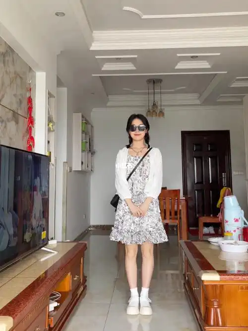 ootd15590斤水墨吊带裙yyds