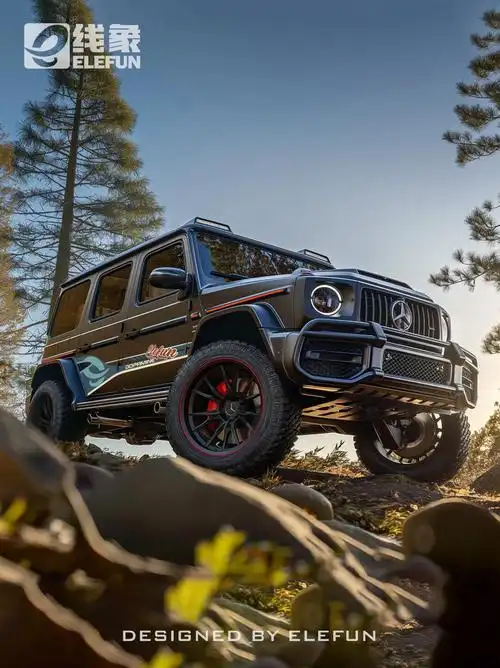 酷酷的奔驰g63也有专属拉花了._奔驰g级 amg社区_易车社区