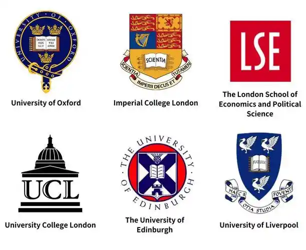 利物浦大学爱丁堡大学伦敦大学学院伦敦政治经济学院帝国理工学院牛津