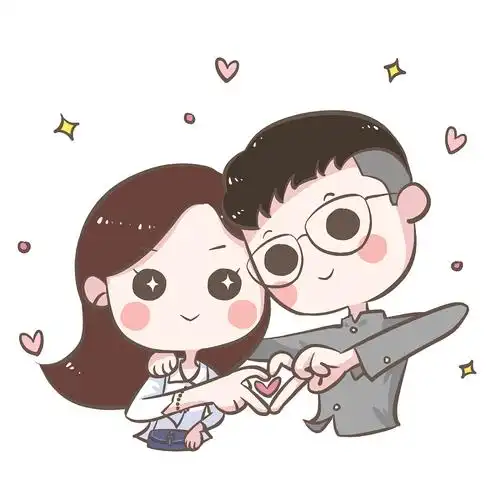 卡通人物情侣(客图)