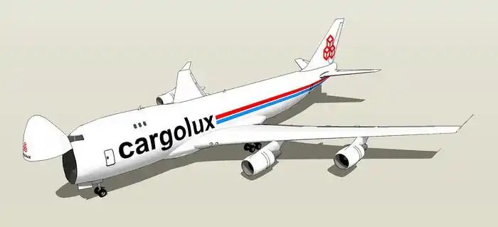 波音747飞机su模型
