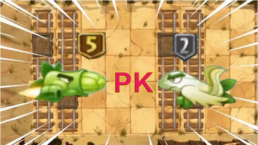 pvz2满级芦笋战机和2级白鹭花战机谁更强橙卡能秒杀蓝卡吗