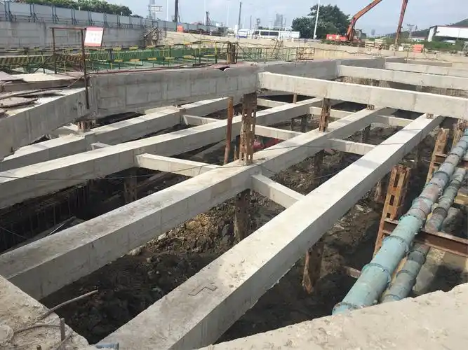 (2)na07节第三道砼支撑施工