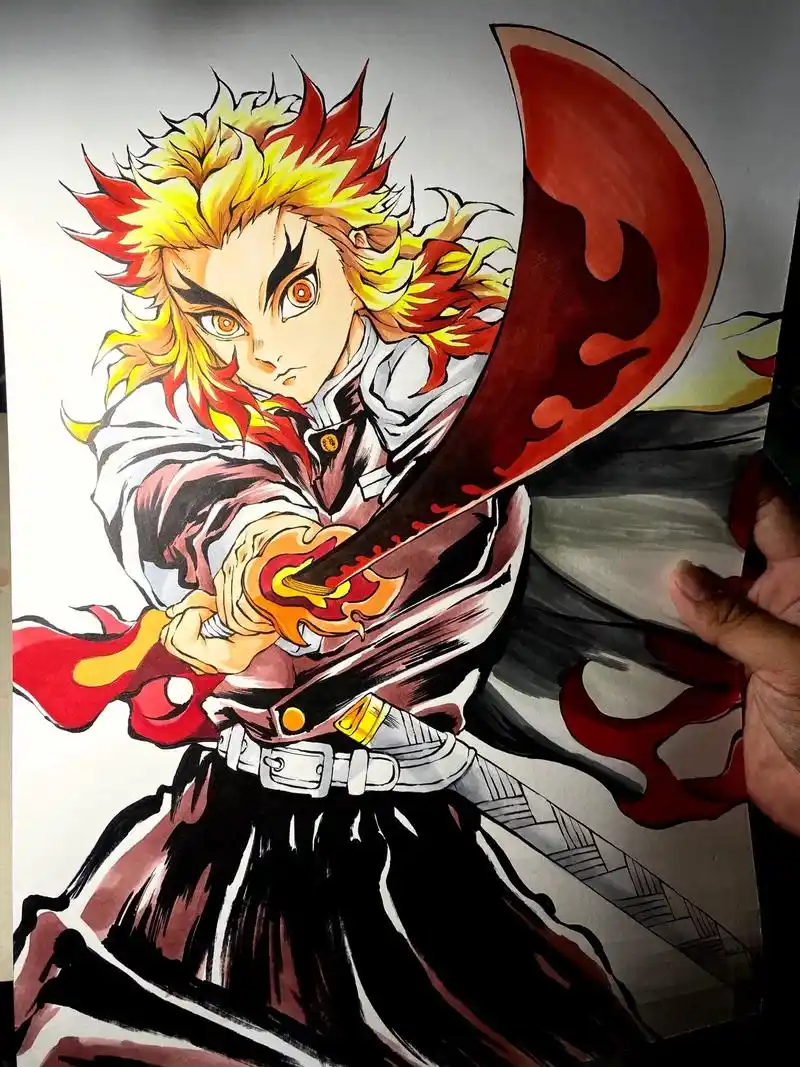 鬼灭之刃 #炎柱炼狱杏寿郎 #炼狱杏寿郎  - 抖音