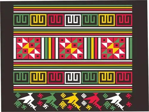 瑶族刺绣图案纹样欣赏 - 侗族纹样图案 - 实验室设备网