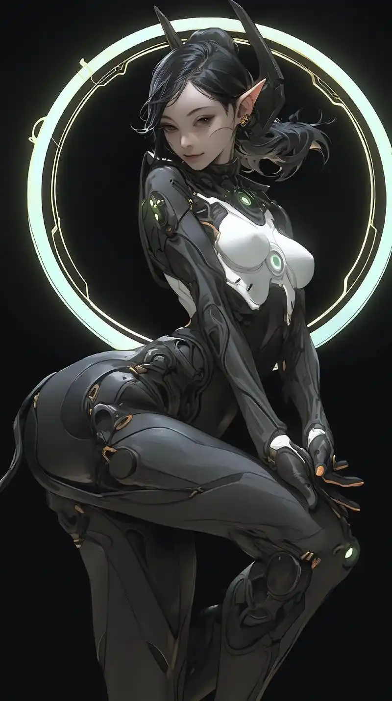 放松一下欣赏养眼的.#warframe #壁纸 #星际战甲 #机械姬