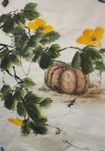 整副《南瓜图》完工.