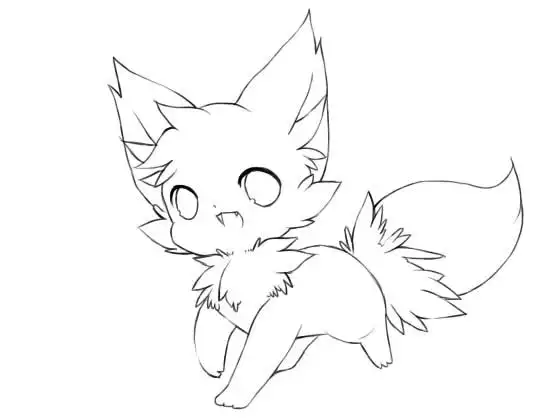 果冻线稿动漫黑白素材插画手帐