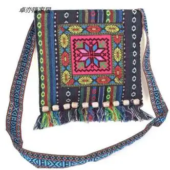 莱杉广西壮族文化元素壮锦绣花民族背袋壮乡特色工艺品学校活动装饰品