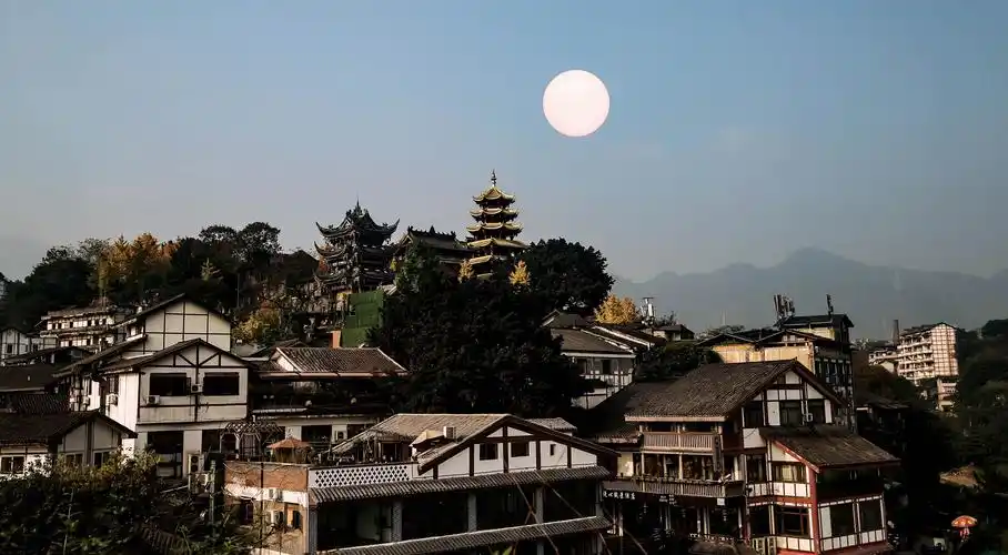 磁器口古镇风景