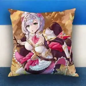 原神周边诺艾尔动漫抱枕含枕芯光滑缎高清制作双面枕头套发图定制