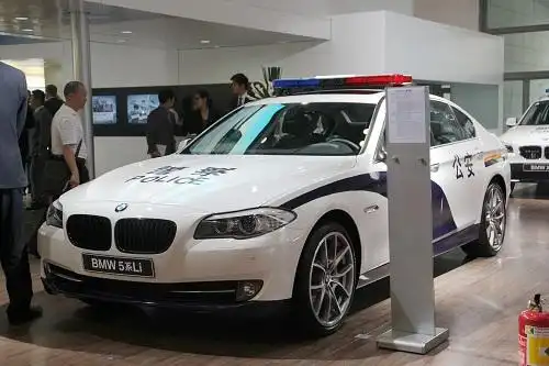 宝马亮相警备展 高效动力技术助力警务车