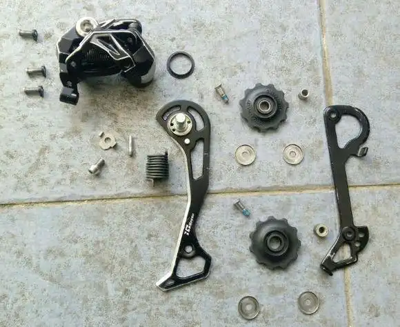 自行车配件科普向微转xcd后拨拆解1