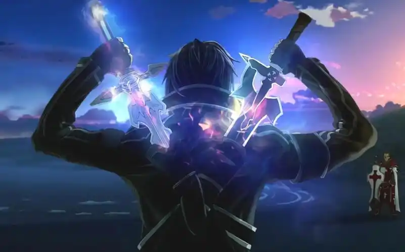 4k/燃向剪辑】二刀流 星爆气流斩 【star burst stream】桐人高光合集