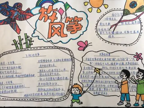 【麻小赛事】风筝节活动系列之四手抄报比赛获奖名单出炉啦!