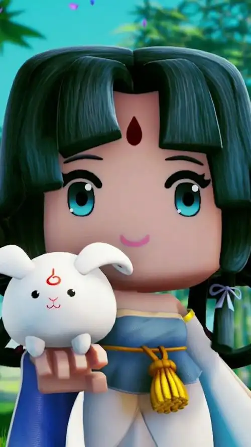 迷你世界《花语程行2》第一集:柳仙儿首现竹林,身后有萌宠?