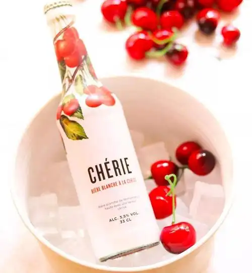 修道院前的樱桃啤酒 比利时cherie奢莉啤酒330ml 关门放酒