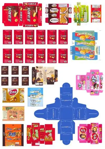 蛋糕包装展开图