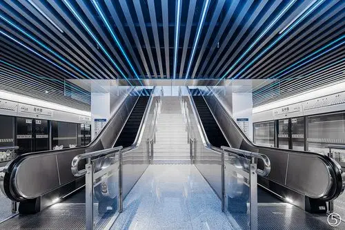 上海最美地铁站地铁—15号线吴中路站